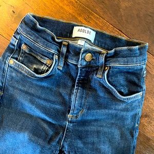 Agolde size 25 high rise skinny jean